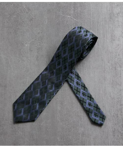 NEWYORKER / ニューヨーカー ネクタイ | MANTERO オーバーラップアーガイル ネクタイ | 詳細1