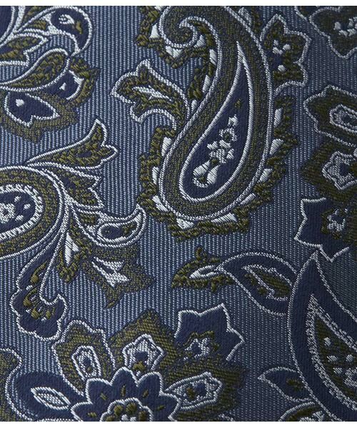 NEWYORKER / ニューヨーカー ネクタイ | MANTERO グレイッシュカーキペイズリー ネクタイ | 詳細3