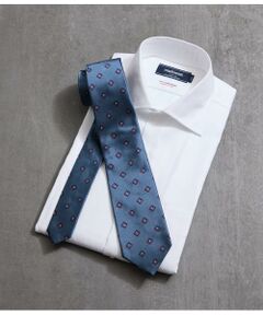 NEWYORKER / ニューヨーカー ネクタイ | スクエアカラーファインパターン ネクタイ