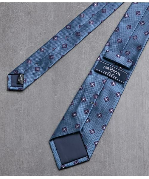 NEWYORKER / ニューヨーカー ネクタイ | スクエアカラーファインパターン ネクタイ | 詳細2