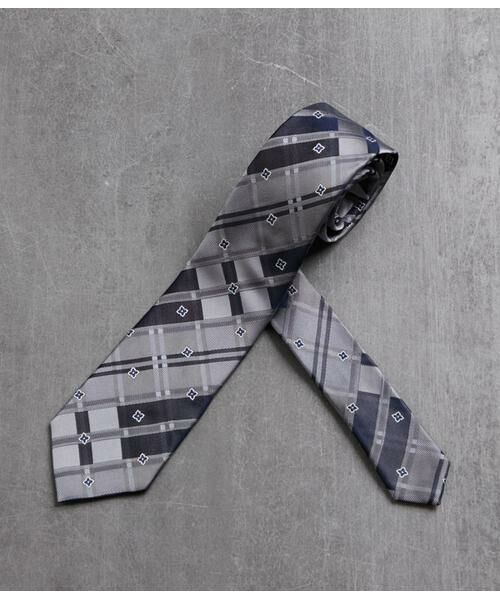 NEWYORKER / ニューヨーカー ネクタイ | ファインパターンチェック ネクタイ | 詳細1