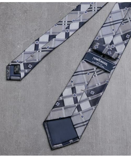 NEWYORKER / ニューヨーカー ネクタイ | ファインパターンチェック ネクタイ | 詳細2