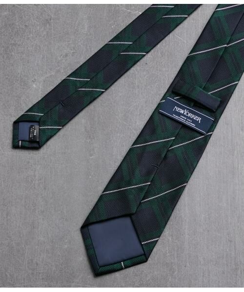NEWYORKER / ニューヨーカー ネクタイ | ブラックウォッチオーバーストライプ ネクタイ | 詳細2