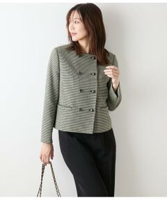 NEWYORKER / ニューヨーカー テーラードジャケット | カラーインブロック ダブルブレストジャケット