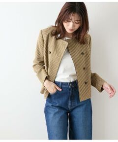 NEWYORKER / ニューヨーカー テーラードジャケット | カラーインブロック ダブルブレストジャケット