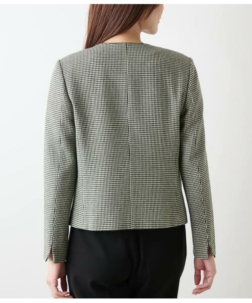 NEWYORKER / ニューヨーカー テーラードジャケット | カラーインブロック ダブルブレストジャケット | 詳細2