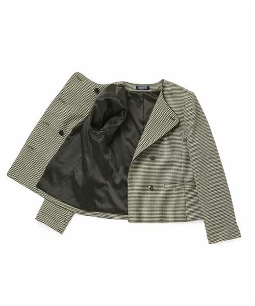 NEWYORKER / ニューヨーカー テーラードジャケット | カラーインブロック ダブルブレストジャケット | 詳細6