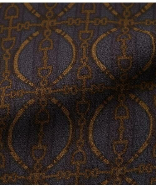 NEWYORKER / ニューヨーカー ミニ・ひざ丈スカート | ビットプリント フレアスカート | 詳細13