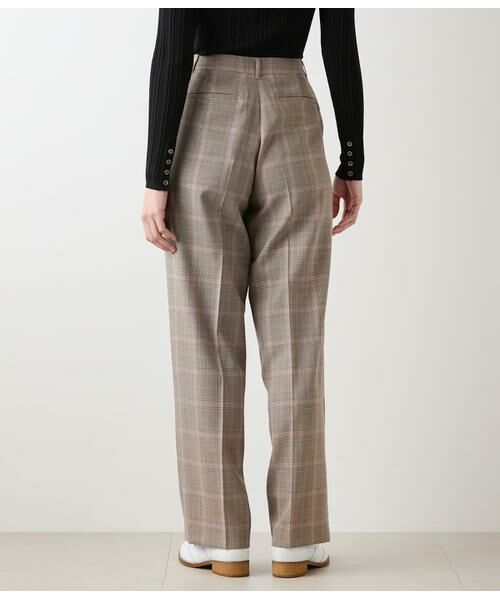 NEWYORKER / ニューヨーカー チノ・ワークパンツ | カラードグレンチェック ストレートパンツ | 詳細3