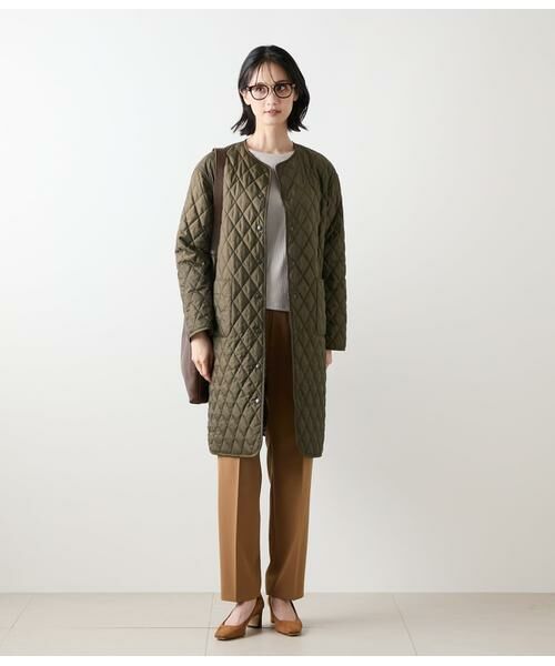 NEWYORKER / ニューヨーカー チノ・ワークパンツ | ギャバライクポリエステル タックテーパードパンツ | 詳細18