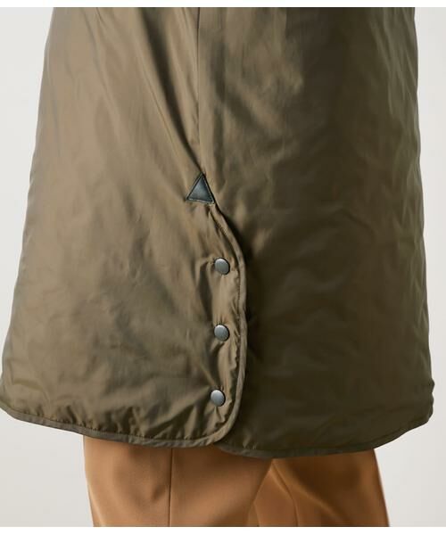 NEWYORKER / ニューヨーカー その他アウター | ポリエステルタフタ リバーシブルキルトロングコート | 詳細12