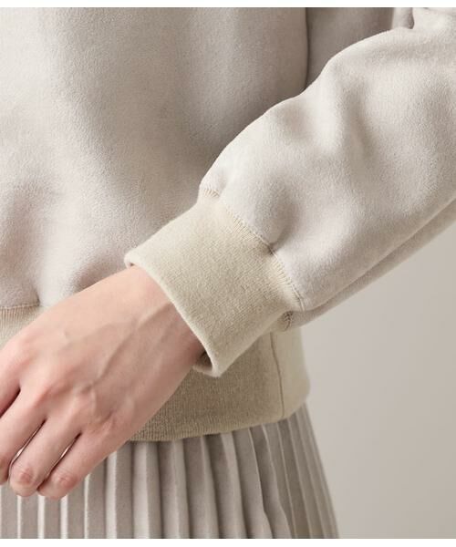 NEWYORKER / ニューヨーカー シャツ・ブラウス | フェイクスエード リブハイネックプルオーバー | 詳細3
