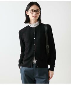 NEWYORKER / ニューヨーカー カーディガン・ボレロ | ケーブルクルーネックカーディガン