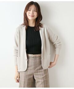 NEWYORKER / ニューヨーカー ニット・セーター | 和紙混接結編み ニットジャケット