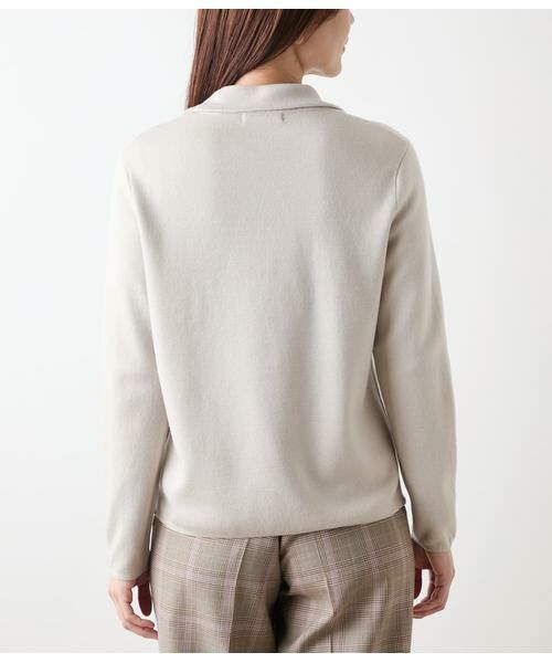 NEWYORKER / ニューヨーカー ニット・セーター | 和紙混接結編み ニットジャケット | 詳細2