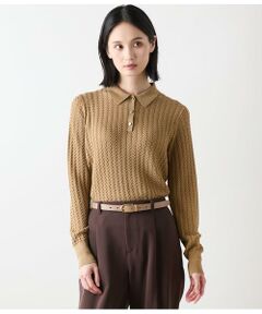 NEWYORKER / ニューヨーカー ニット・セーター | ケーブルニットポロシャツ