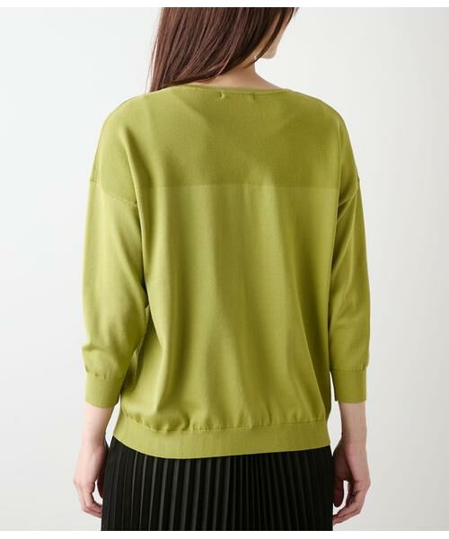 NEWYORKER / ニューヨーカー ニット・セーター | TCヘリンボーン 7分袖ニットプルオーバー | 詳細2