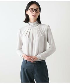 NEWYORKER / ニューヨーカー カットソー | ラグウォーム ギャザータートルネックカットソー