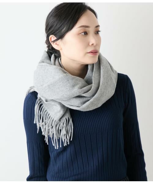 NEWYORKER / ニューヨーカー マフラー・ショール・スヌード・ストール | 無地ストール | 詳細2