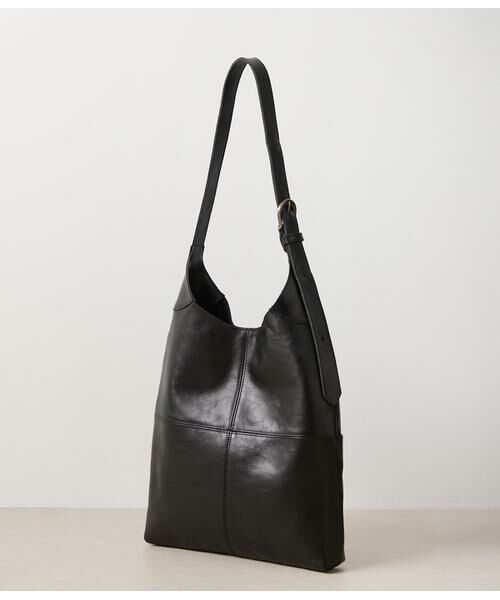 NEWYORKER / ニューヨーカー ショルダーバッグ | ショルダーレザーバッグ（ブラック）