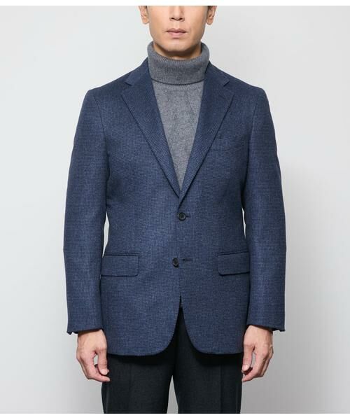 NEWYORKER / ニューヨーカー テーラードジャケット | カシミヤビーバー 千鳥 ジャケット | 詳細1