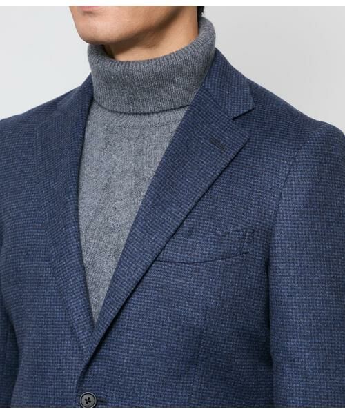 NEWYORKER / ニューヨーカー テーラードジャケット | カシミヤビーバー 千鳥 ジャケット | 詳細3