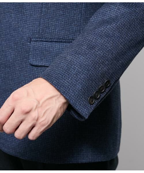 NEWYORKER / ニューヨーカー テーラードジャケット | カシミヤビーバー 千鳥 ジャケット | 詳細4