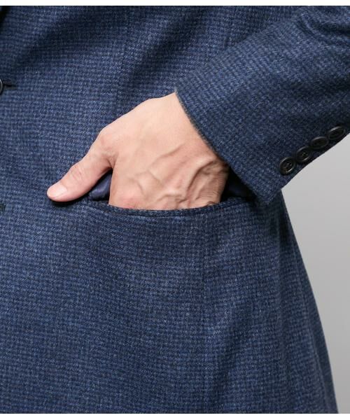 NEWYORKER / ニューヨーカー テーラードジャケット | カシミヤビーバー 千鳥 ジャケット | 詳細5