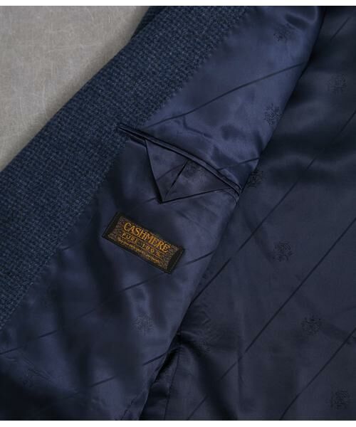 NEWYORKER / ニューヨーカー テーラードジャケット | カシミヤビーバー 千鳥 ジャケット | 詳細7