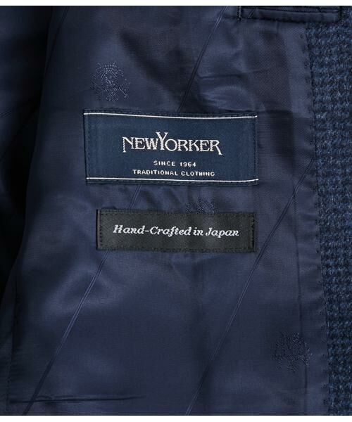 NEWYORKER / ニューヨーカー テーラードジャケット | カシミヤビーバー 千鳥 ジャケット | 詳細9