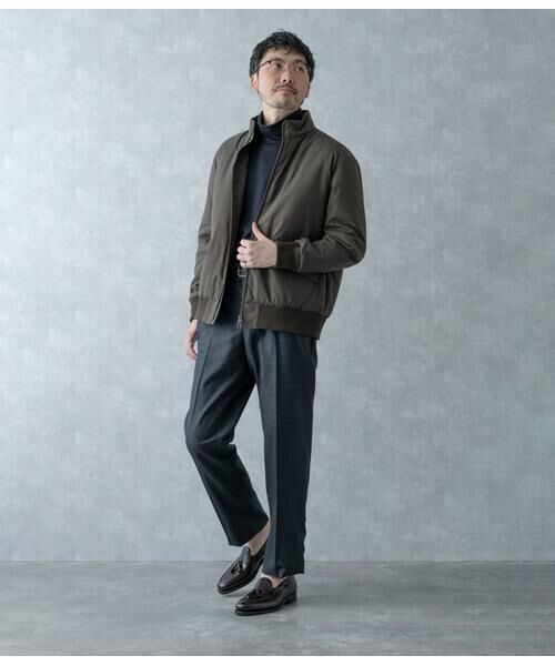 NEWYORKER / ニューヨーカー スラックス・ドレスパンツ | フランネル ノータックスラックス | 詳細13