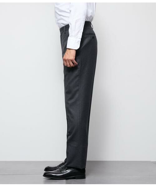 NEWYORKER / ニューヨーカー スラックス・ドレスパンツ | フランネル ノータックスラックス | 詳細2