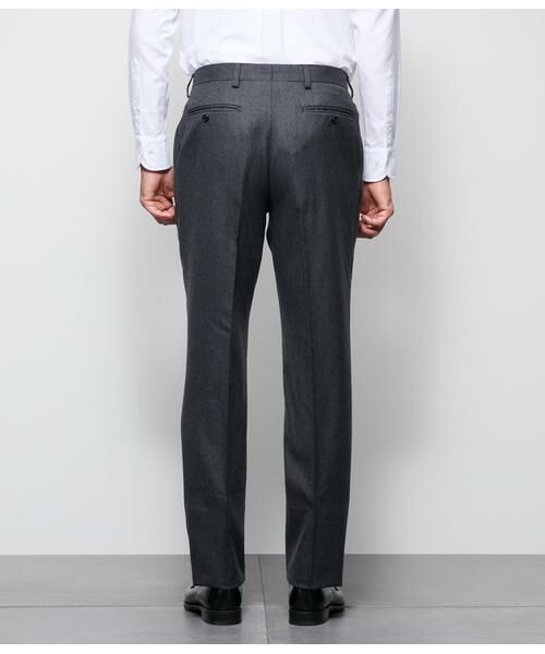 NEWYORKER / ニューヨーカー スラックス・ドレスパンツ | フランネル ノータックスラックス | 詳細3