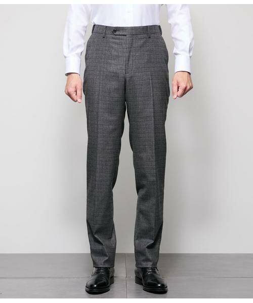 NEWYORKER / ニューヨーカー セットアップ | PREMIUM ミルドチェック ウエストアジャストスラックス(セットアップ対応) | 詳細1