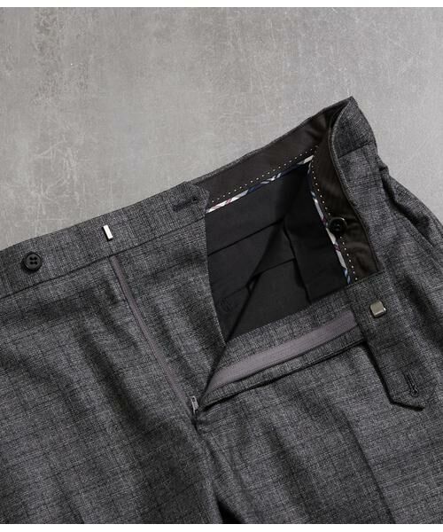 NEWYORKER / ニューヨーカー セットアップ | PREMIUM ミルドチェック ウエストアジャストスラックス(セットアップ対応) | 詳細5
