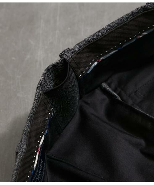 NEWYORKER / ニューヨーカー セットアップ | PREMIUM ミルドチェック ウエストアジャストスラックス(セットアップ対応) | 詳細6