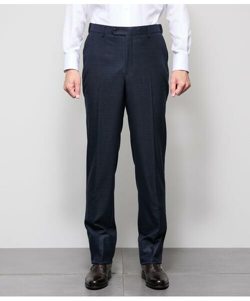 NEWYORKER / ニューヨーカー セットアップ | PREMIUM ミルドチェック ウエストアジャストスラックス(セットアップ対応) | 詳細9