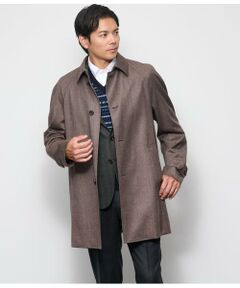 NEWYORKER / ニューヨーカー ステンカラーコート | 千鳥ミルド リバーサイドコート