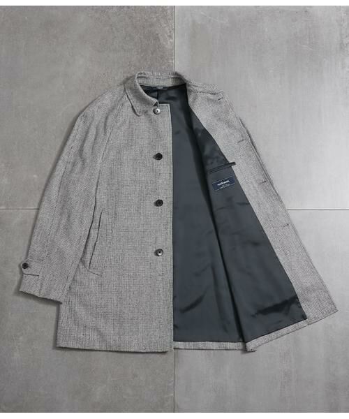 NEWYORKER / ニューヨーカー ステンカラーコート | 千鳥ミルド リバーサイドコート | 詳細6