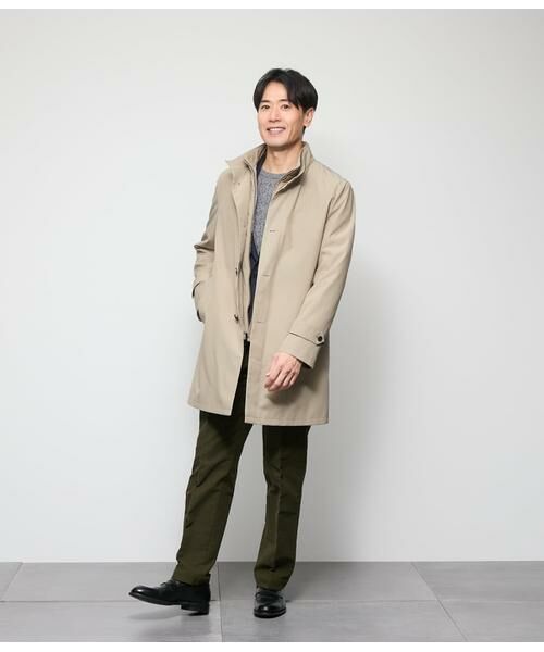 NEWYORKER / ニューヨーカー その他アウター | WOOLIAN PLAIN レイヤードスタンドカラーコート | 詳細16