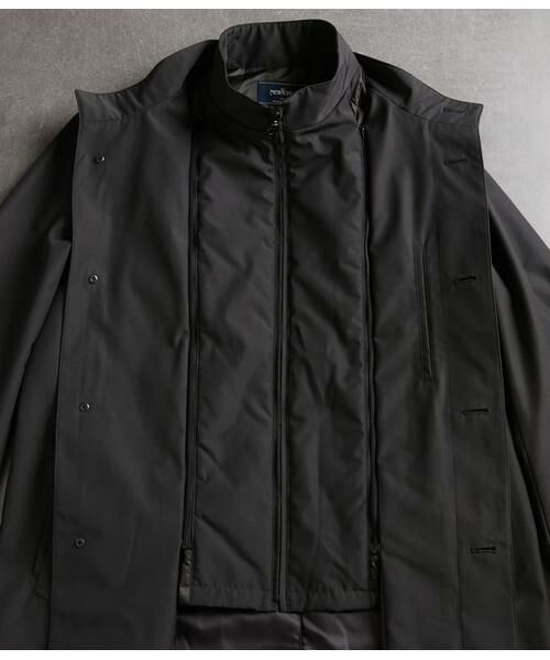 NEWYORKER / ニューヨーカー その他アウター | WOOLIAN PLAIN レイヤードスタンドカラーコート | 詳細9