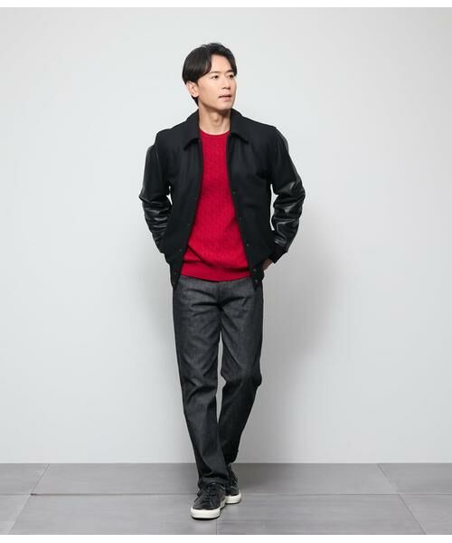 NEWYORKER / ニューヨーカー ニット・セーター | カシミヤ ケーブルクルーネック プルオーバーニット | 詳細11