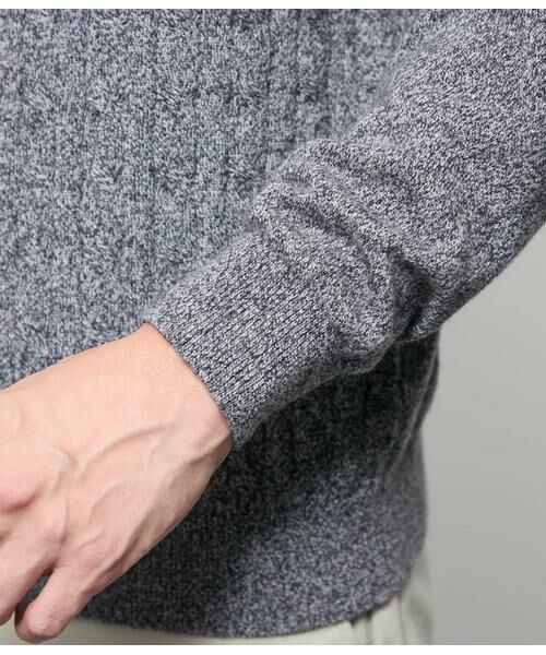 NEWYORKER / ニューヨーカー ニット・セーター | カシミヤ ケーブルクルーネック プルオーバーニット | 詳細3