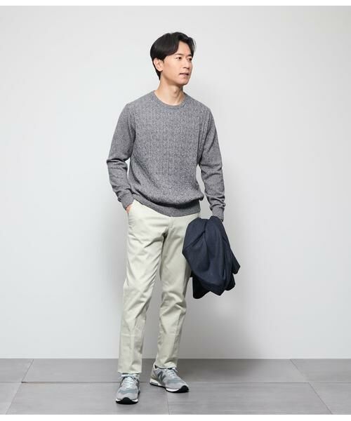 NEWYORKER / ニューヨーカー ニット・セーター | カシミヤ ケーブルクルーネック プルオーバーニット | 詳細4