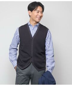 NEWYORKER / ニューヨーカー ベスト | Vネック 前開きニットベスト