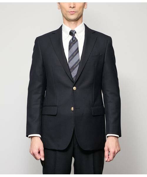 NEWYORKER / ニューヨーカー テーラードジャケット | HERITAGE CLOTH 無地 サキソニーブレザー | 詳細1