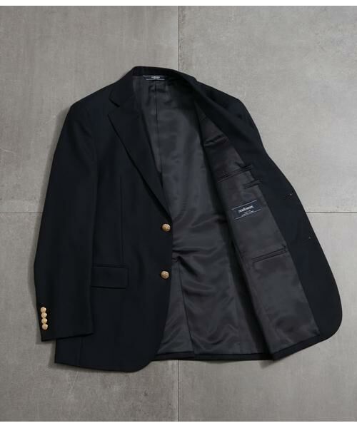 NEWYORKER / ニューヨーカー テーラードジャケット | HERITAGE CLOTH 無地 サキソニーブレザー | 詳細5