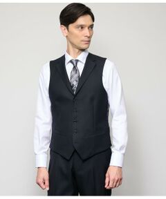 NEWYORKER / ニューヨーカー セットアップ | HERITAGE CLOTH 無地 サキソニー 襟付きオッドベスト(セットアップ対応)