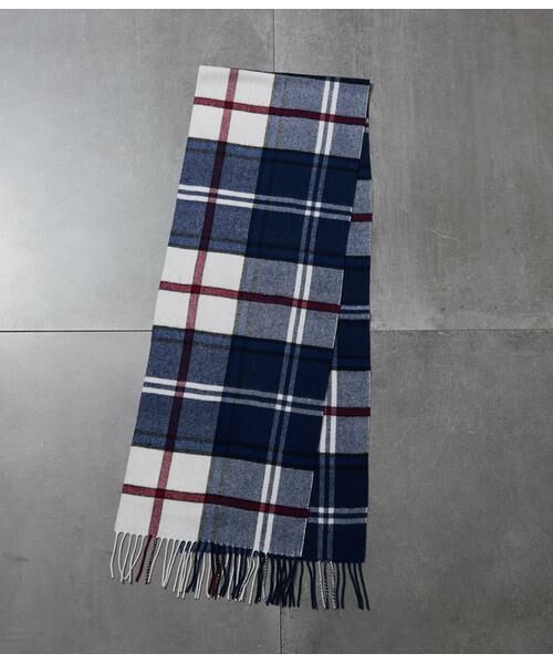 NEWYORKER / ニューヨーカー マフラー・ショール・スヌード・ストール | カシミヤ BIGニューヨーカータータン マフラー | 詳細1