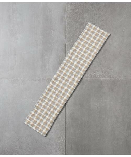 NEWYORKER / ニューヨーカー マフラー・ショール・スヌード・ストール | NUANCES COLOR MEASURE CHECK ミニマフラー | 詳細1